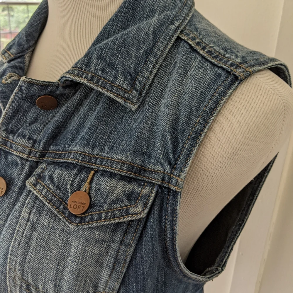 Loft denim vest - Picture 8 of 10